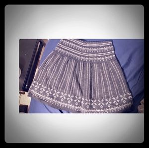 Gray/white Fairisle Sweater Skirt